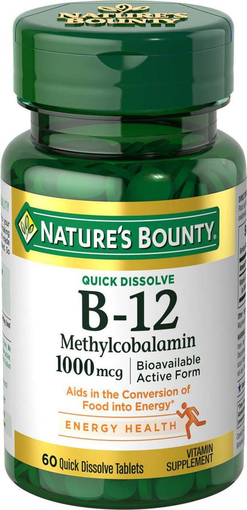 Natures Bounty Vitamin B-12 Methylcobalamin 1000mcg