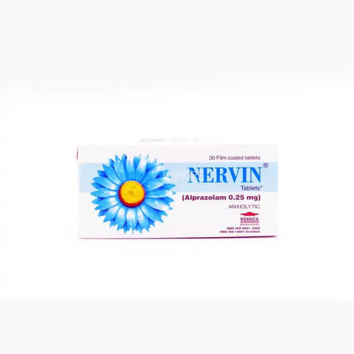 Nervin 0.25mg Tab 3X10's