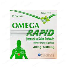 OMEGA RAPID SACHETS 40MG 10'S