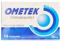 Ometek 20mg Capsules 14's