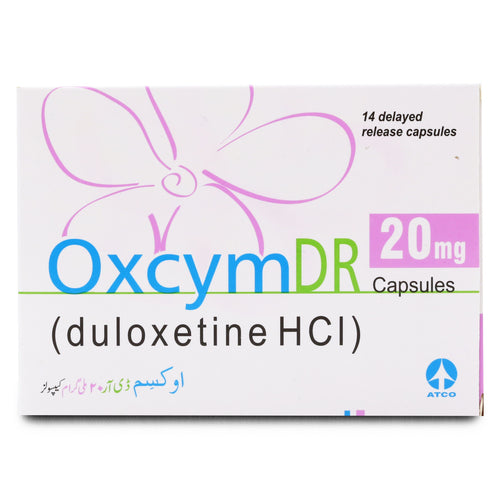 Oxcym Dr 20mg Capsules.