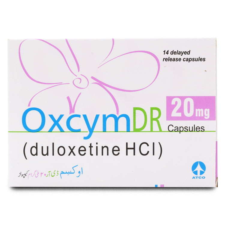 Oxcym Dr 20mg Capsules.