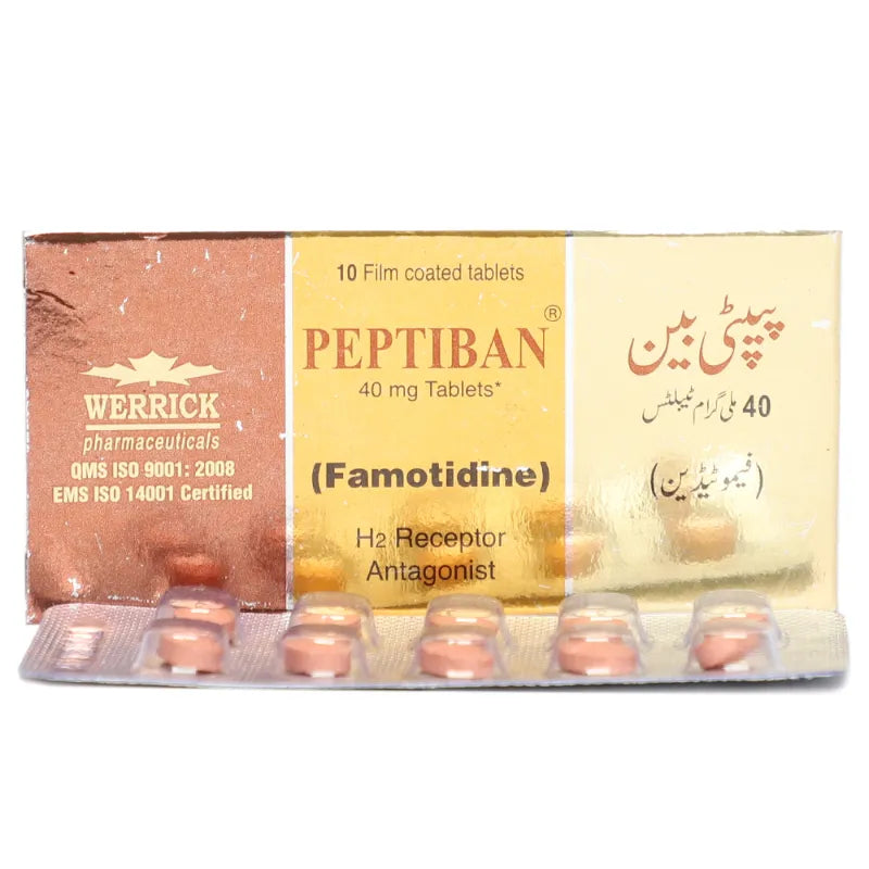 Peptiban Tablets 40mg 1X10's