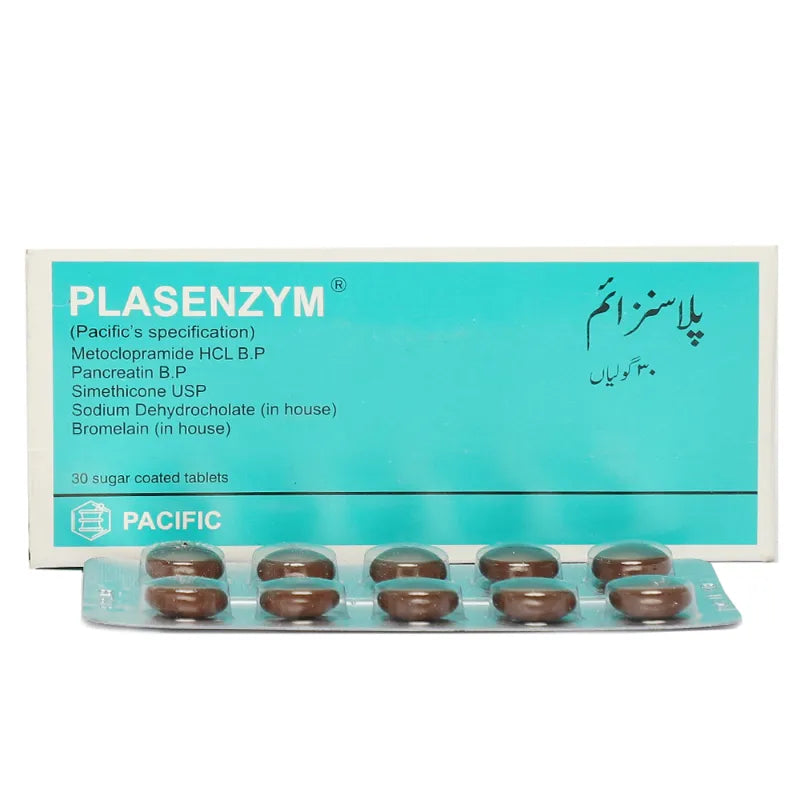 Plasil With Enzyme Tablets 3X10's