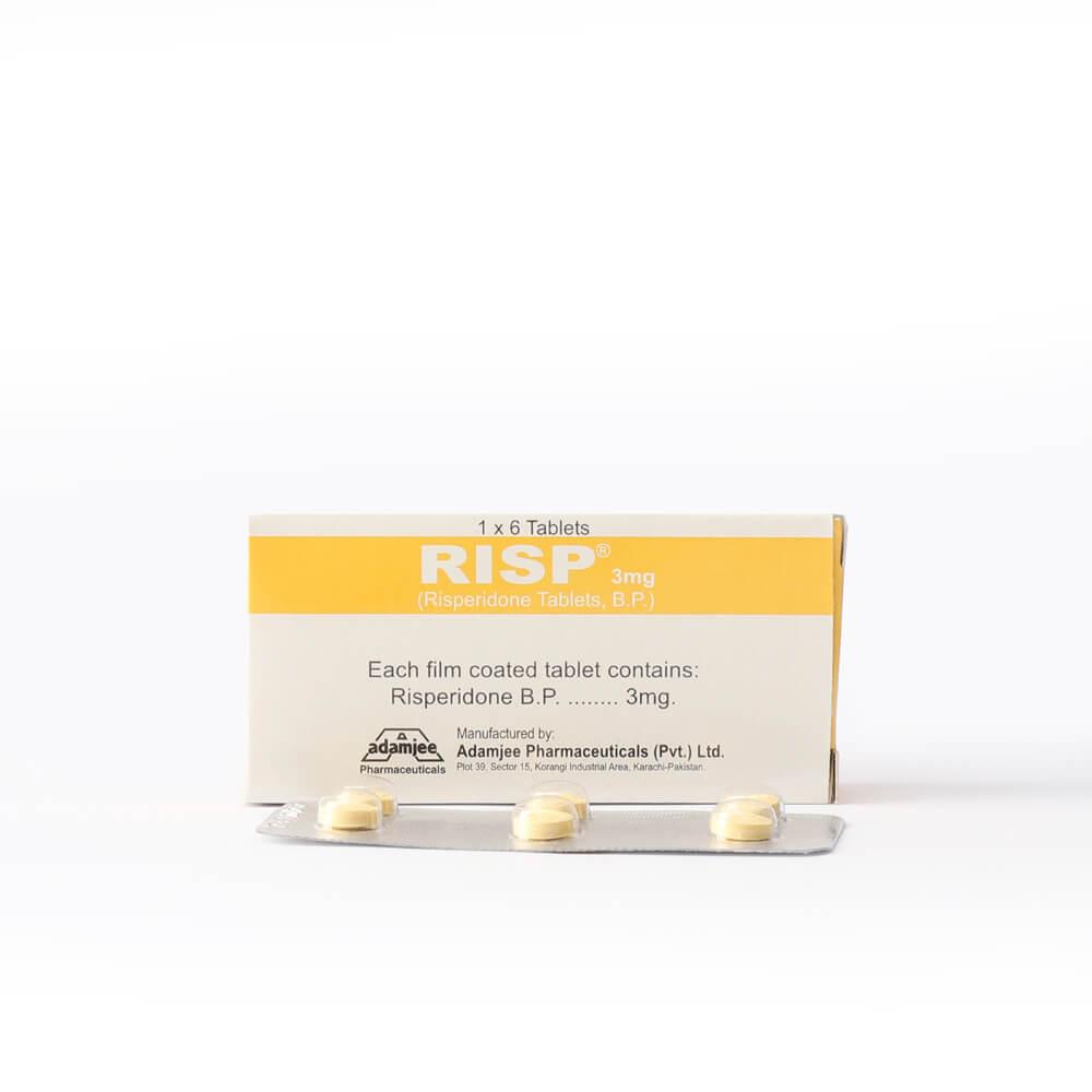 Risp 3mg Tablets 6's