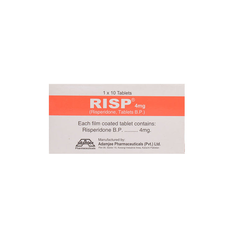 Risp 4mg Tablets 10's