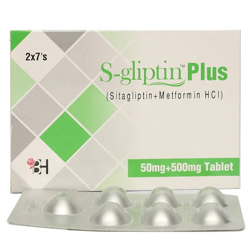 S-Gliptin Plus Tablets 50mg/500mg