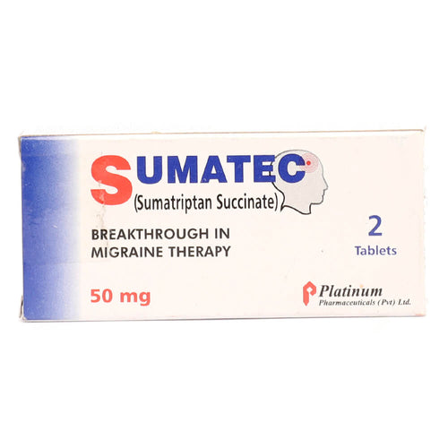 SUMATEC TAB 50 MG 2'S