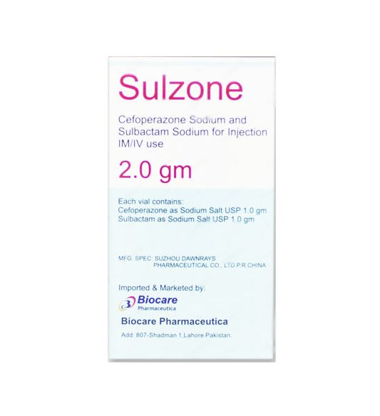 Sulzone 2.0g Injection