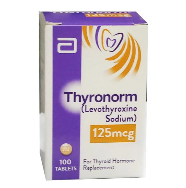 THYRONORM 125MCG TAB 100'S
