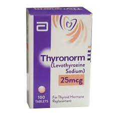 THYRONORM 25MCG TAB 100'S