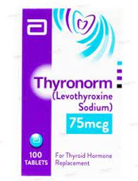 THYRONORM 75MCG TAB 100'S