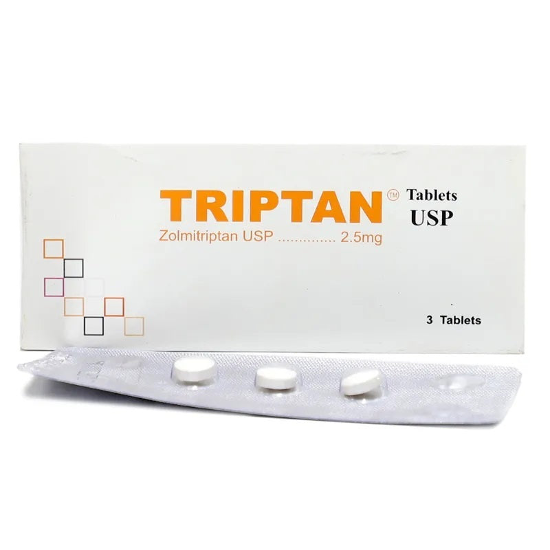 Triptan 2.5MG TAB 3'S