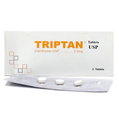 Triptan 2.5MG TAB 3'S