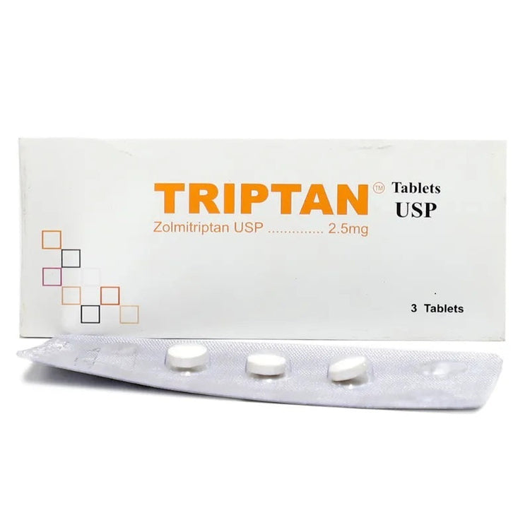 Triptan 2.5MG TAB 3'S