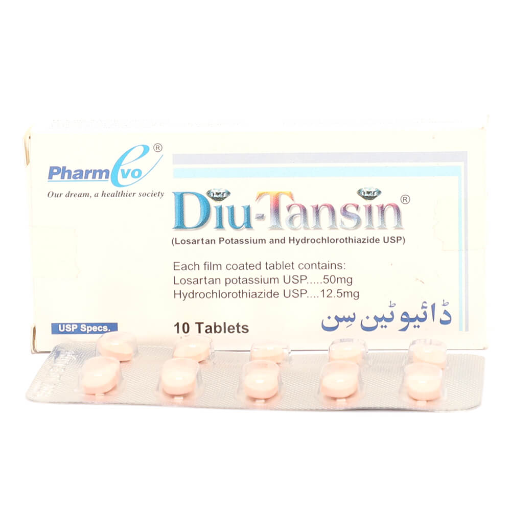 Diu-Tansin Tablets 50/12.5mg 10's