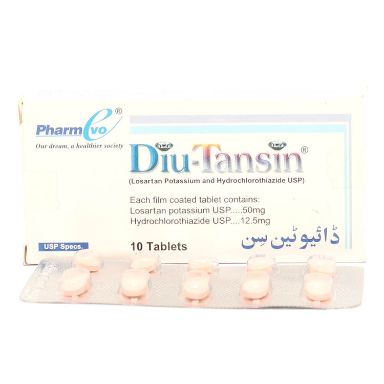 Diu-Tansin Tablets 50/12.5mg 10's