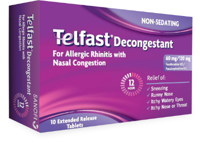 Telfast D 60+120mg Tablets