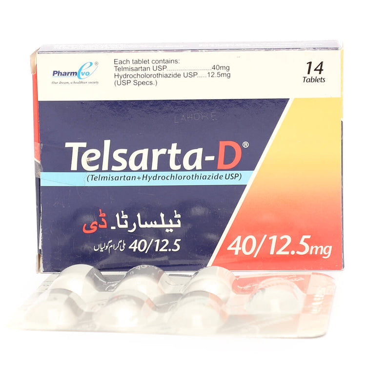 Telsarta D Tablets 40/12.5mg 14's