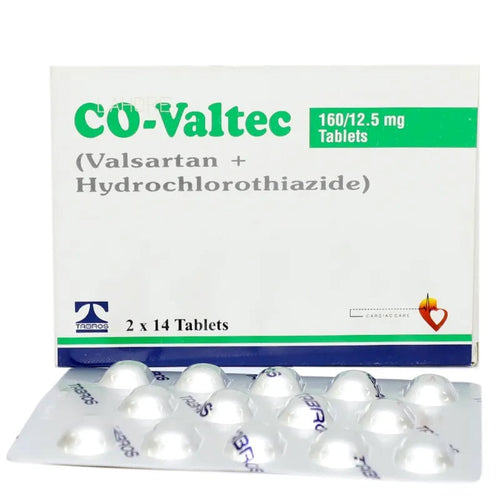 Co-Valtec 160/12.5mg Tablets 28's