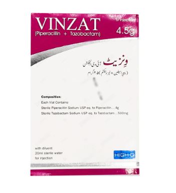 VINZAT 4.5GM INJ 1'S