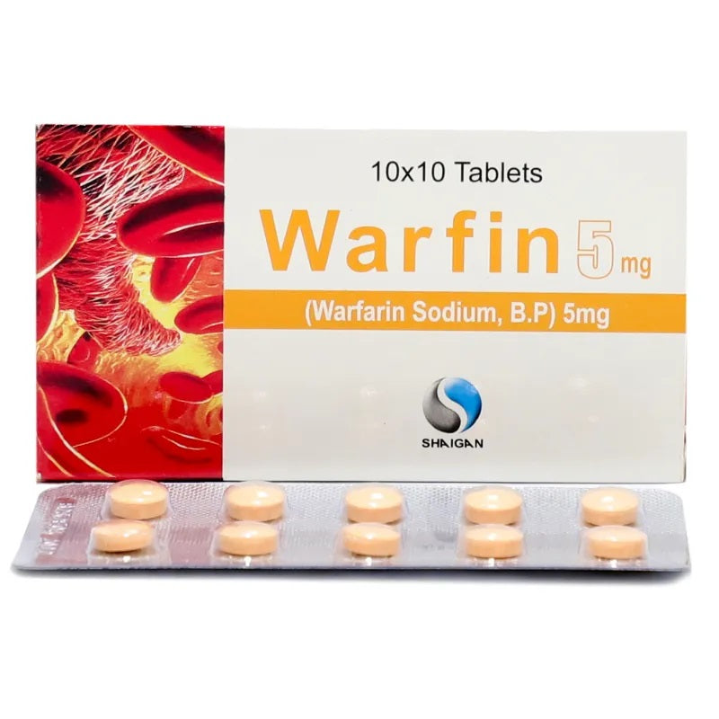 Warfin Tablets 5mg 100's