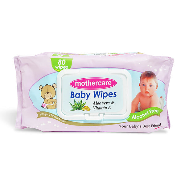 Mothercare Purple Baby Wipes 72’S