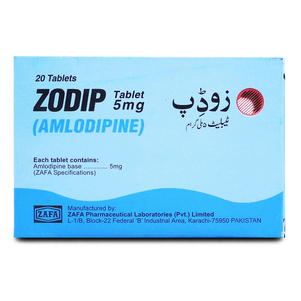 Zodip 5mg Tablets 1X20's