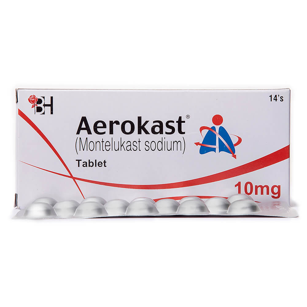 Aerokast Tablets 10mg 2X7's