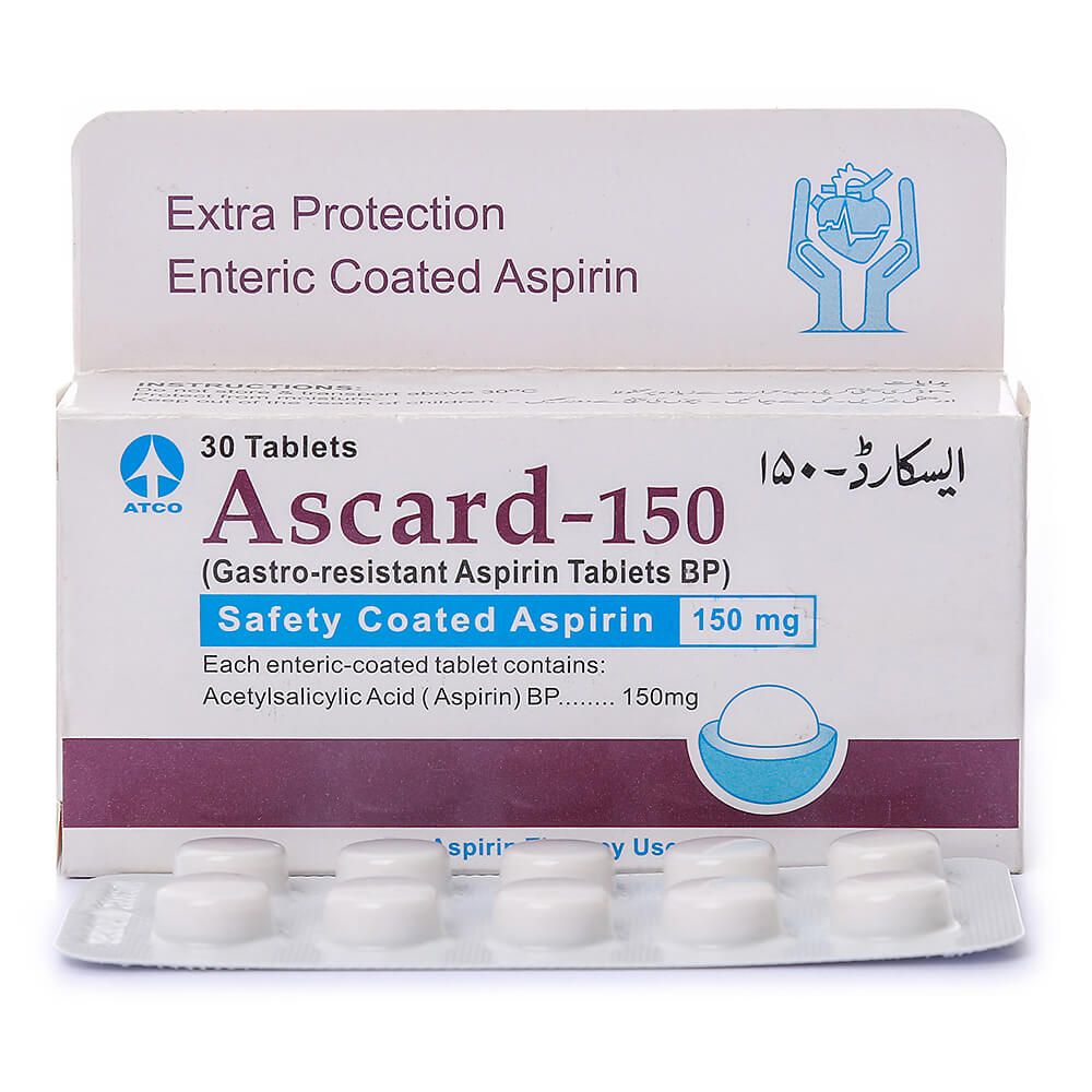 Ascard Tablets 150mg 3X10's