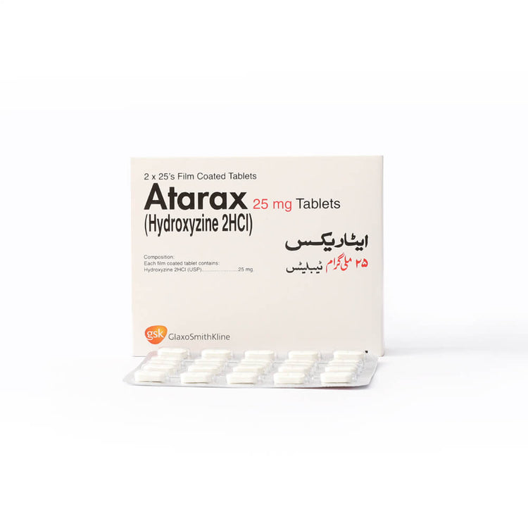 Atarax 25mg Tablet 50's