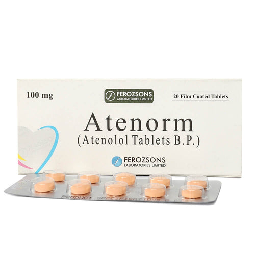 Atenorm Tablets 100mg 20's