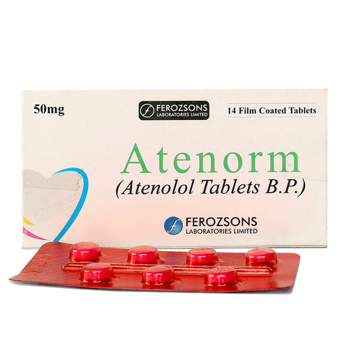 Atenorm Tablets 50mg 14's