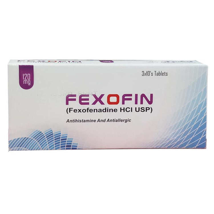 Fexofin 120Mg Tablets 30S (Pack Size 3 X 10S)