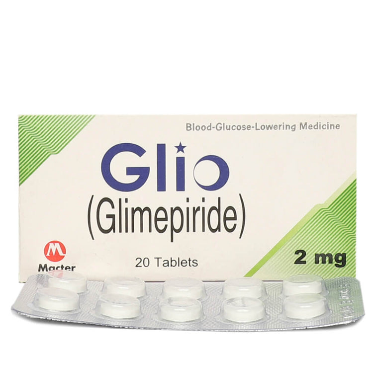 Glio Tablets 2mg 2X10's