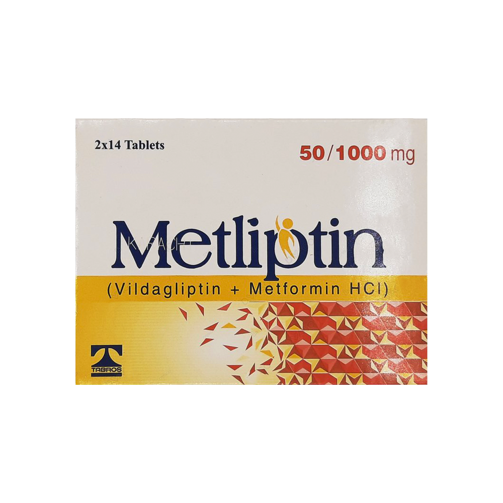 METLIPTIN 50/1000MG TAB 28'S