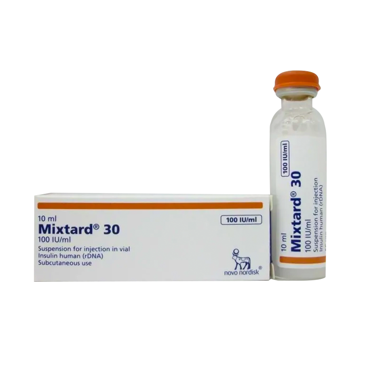 Mixtard 30 Hm Injection 100 Iu 1 Vialx10ml