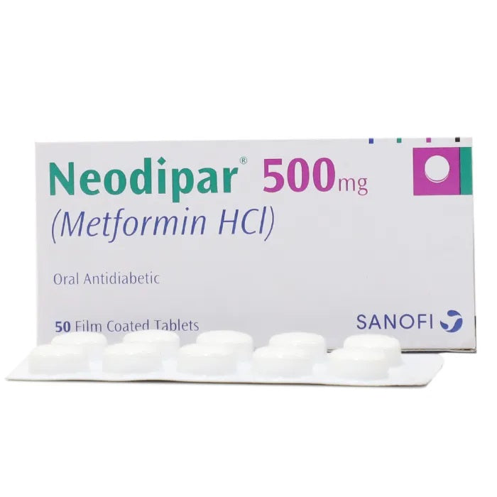 NEODIPAR TAB 500 MG 5X10'S