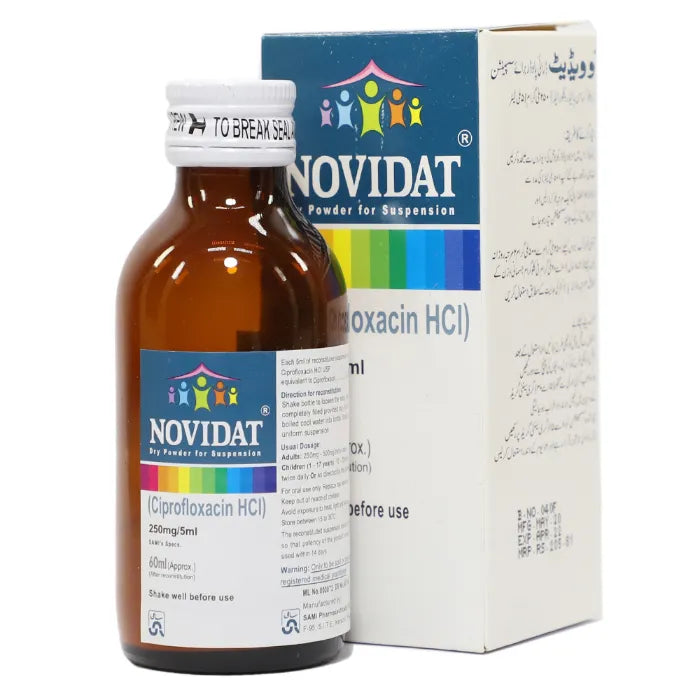 Novidat Suspension 250mg 60ml