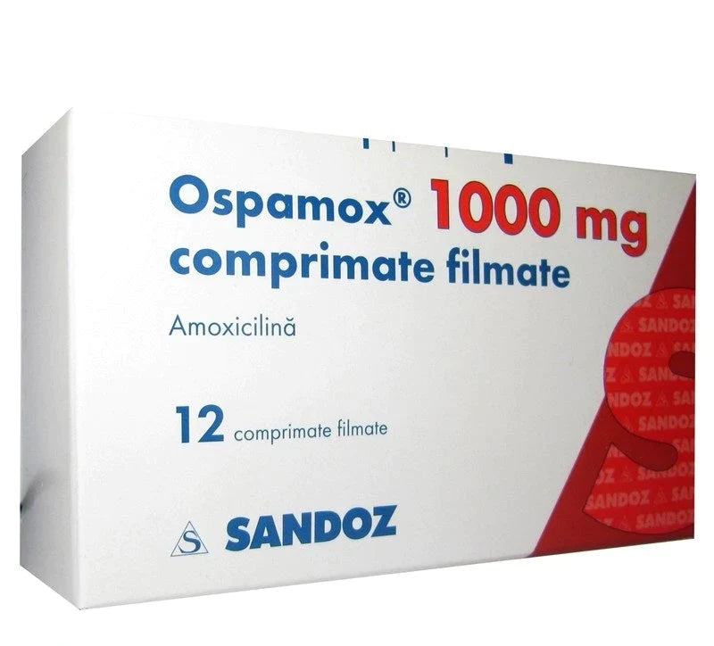 OSPAMOX 1000MG TAB 12'S