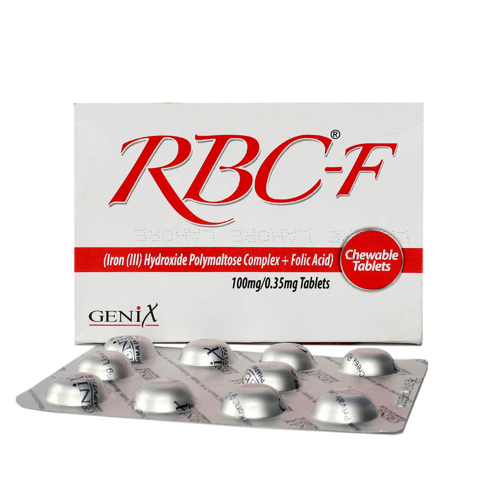 Rbc-F 100mg Tablets 20's