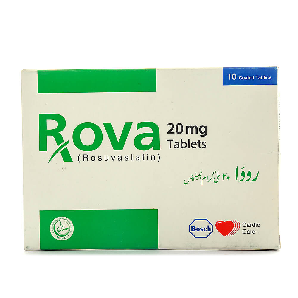 Rova Tablets 20mg 10's