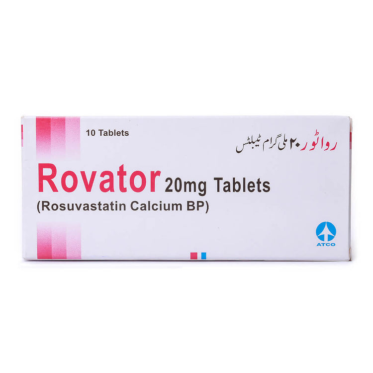 Rovator Tablets 20mg 10's