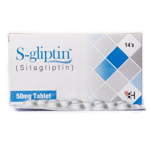 S-Gliptin Tablets 50mg 14's