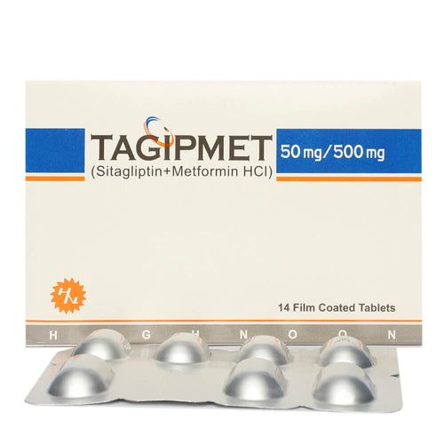 TAGIPMET TAB 50/500 MG 14'S