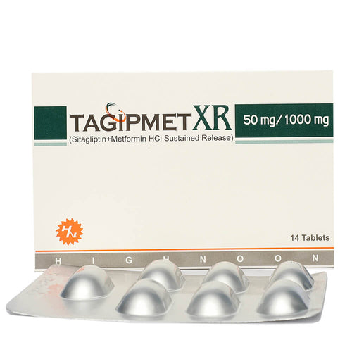 Tagipmet Xr 50/1000mg Tablets