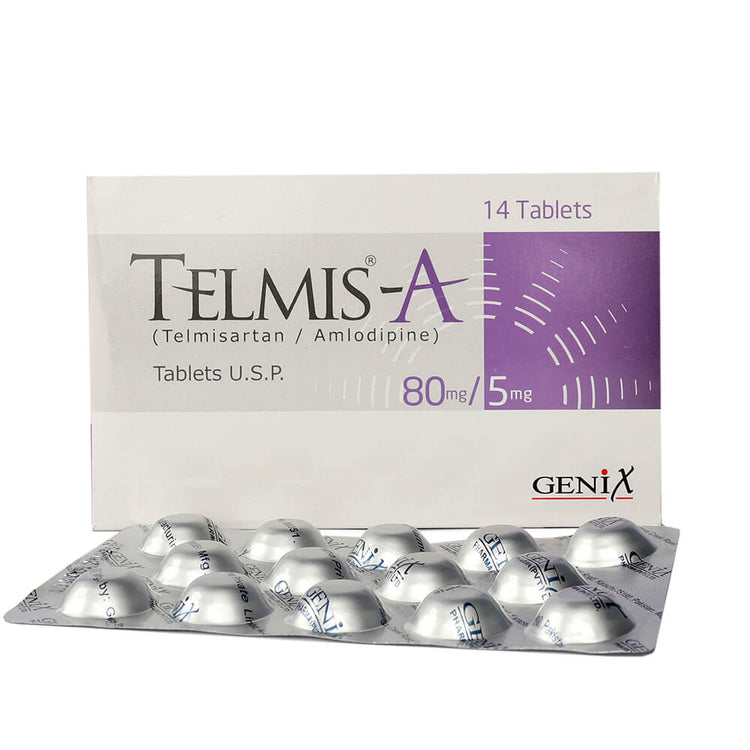 Telmis -A Tablets 5/80mg 14's