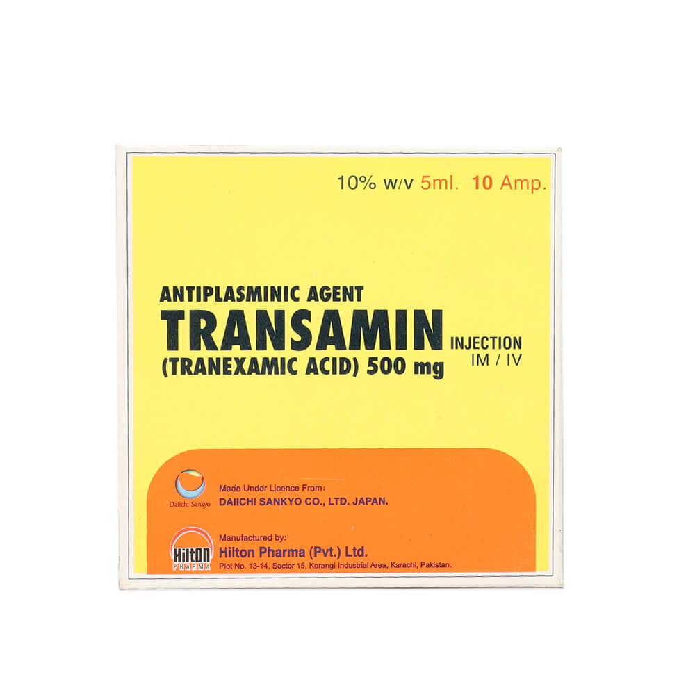 TRANSAMIN INJ 500 MG 10 AMPX5 ML