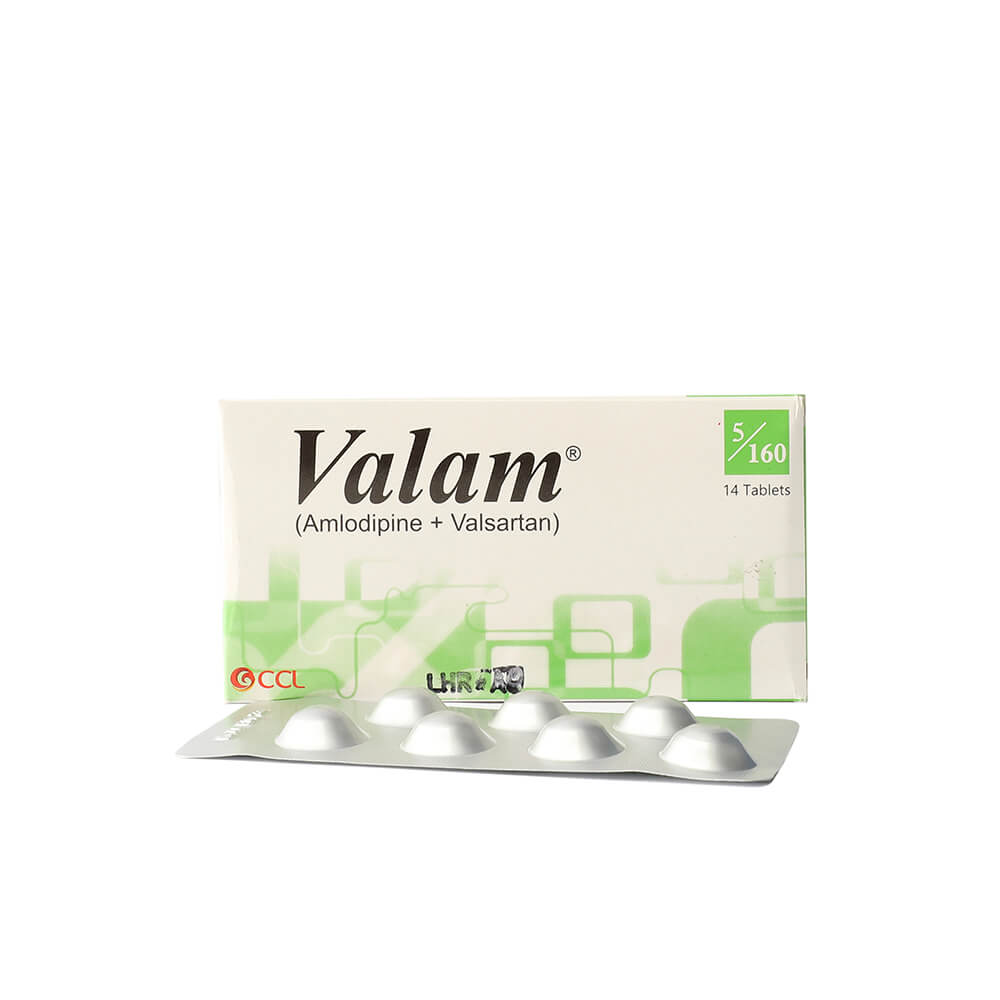 Valam Tablets 5/160mg 14's